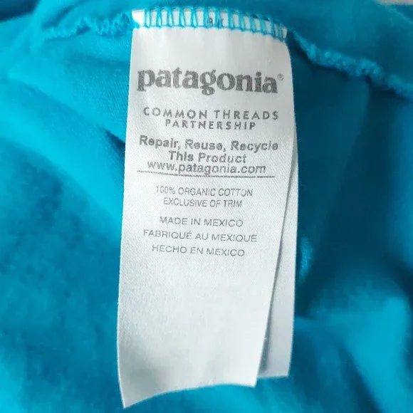 Patagonia Men's Blue Classic Fit Long Sleeve T-shirt Sz L - Picture 4 of 15